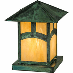 Meyda Custom 164454 Seneca Mission Verdigris Exterior Pier Mount