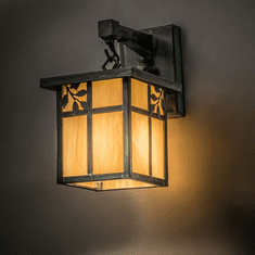 Meyda Custom 165199 Hyde Park Verdigris Outdoor Wall Light Fixture
