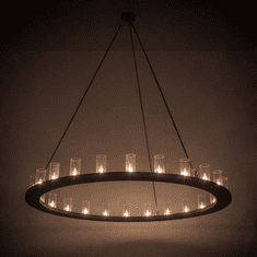Meyda Custom 181386 Loxley Timeless Bronze Chandelier Lamp