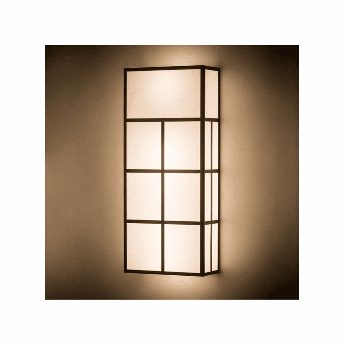 Meyda Custom 171446 Quadrato Oil Rubbed Bronze LED Exterior Sconce Lighting