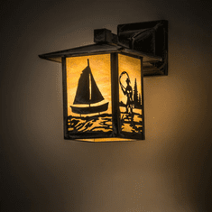 Meyda Custom 171652 Seneca Verdigris Exterior Wall Light Fixture