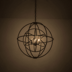 Meyda Custom 174579 Atom Enerjisi Contemporary Timeless Bronze Pendant Lighting Fixture
