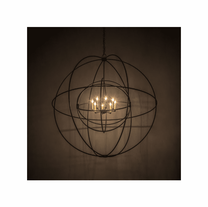 Meyda Custom 175340 Atom Enerjisi Modern Timeless Bronze Ceiling Chandelier