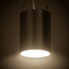 Meyda Custom 179030 Cilindro Metal-Tex Modern LED Drum Drop Lighting
