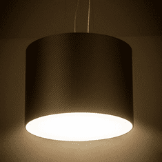 Meyda Custom 179031 Cilindro Metal-Tex Contemporary LED Drum Drop Ceiling Lighting