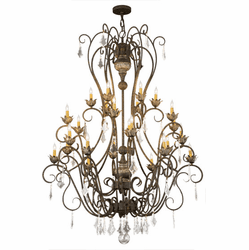 Meyda Custom 182707 Felicia Traditional Lighting Chandelier