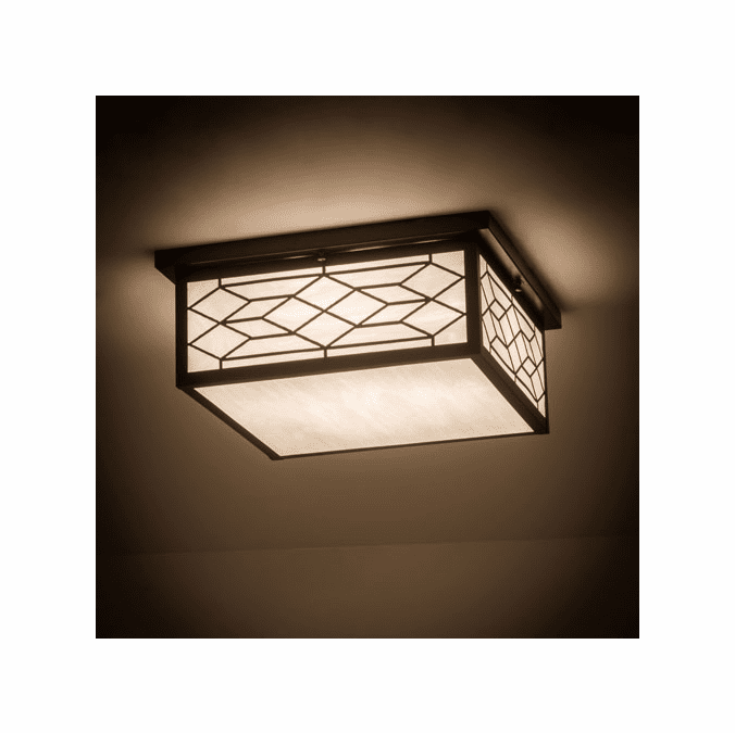Meyda Custom 184720 Seneca Craftsman Brown Overhead Lighting Fixture