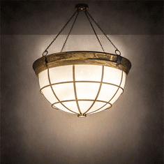 Meyda Custom 191820 Kahe Brass Tint Lighting Pendant