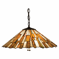 Meyda Lighting 19195 Jadestone Delta Tiffany 47.5" Tall Hanging Light Fixture