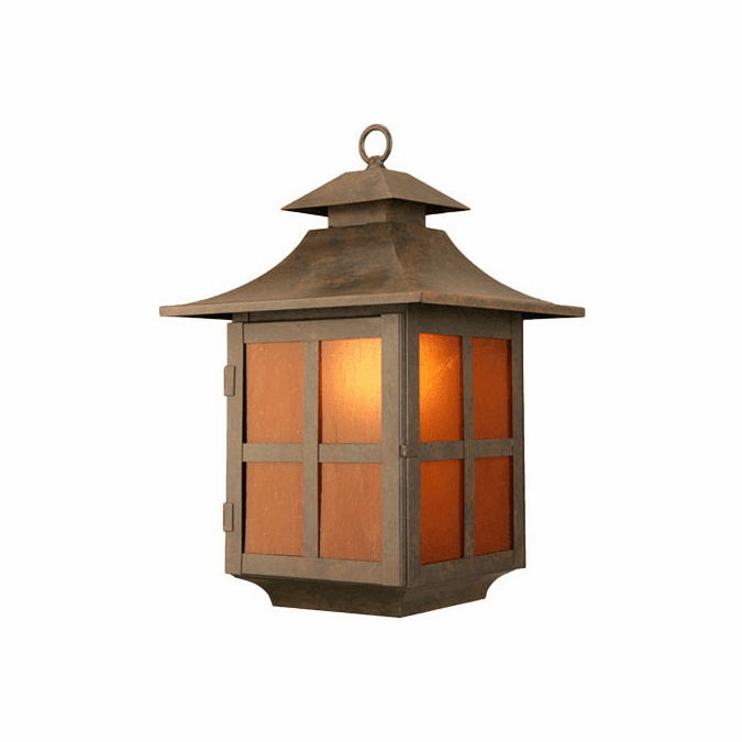 Meyda Custom 192010 Pagoda Traditional Outdoor Lamp Sconce