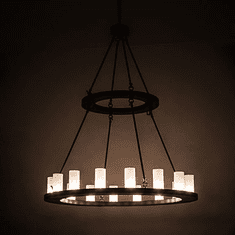 Meyda Custom 194782 Loxley Contemporary Timeless Bronze Lighting Chandelier