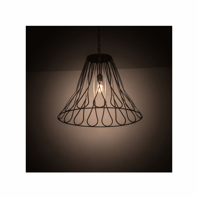 Meyda Custom 194976 Larme Modern Steel LED Pendant Light