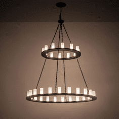 Meyda Custom 196183 Loxley Contemporary Chandelier Lighting
