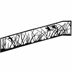 Meyda Custom 199090 Railing Rustic Wall Art