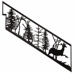 Meyda Custom 199329 Railing Country Wall Art