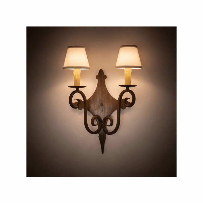 Meyda Custom 202222 Angelique Old Red Barn Wall Mounted Lamp