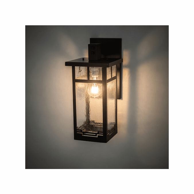 Meyda Custom 203955 Roylance Craftsman Lamp Sconce