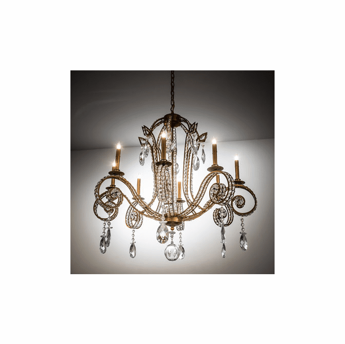 Meyda Custom 204918 Lucerne Crystal Chandelier Light