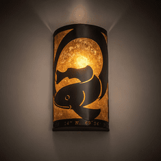 Meyda Custom 210169 Personalized Oil Rubbed Bronze Light Sconce