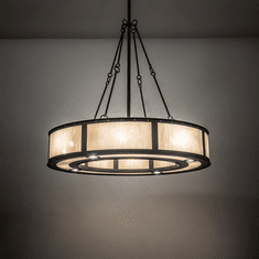 Meyda Custom 210299 Smythe Craftsman LED Drum Lighting Pendant