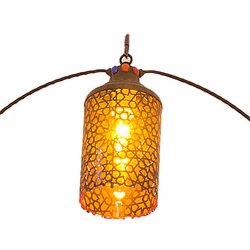 Meyda Custom 210717 Tortola Craftsman Brown LED Exterior Overhead Lighting Fixture