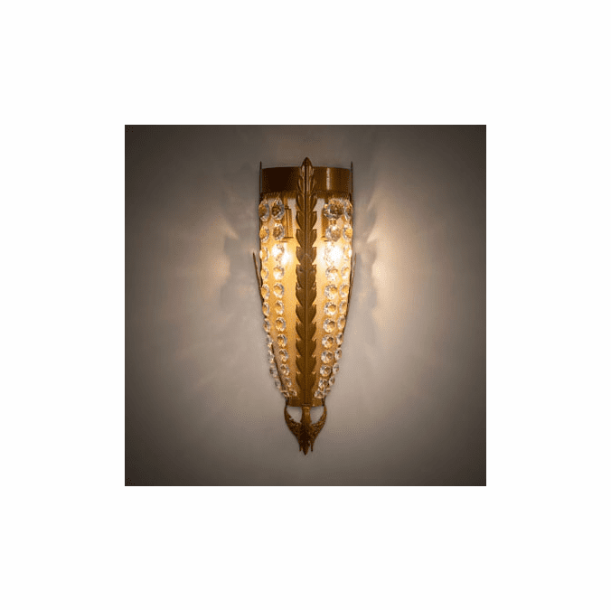 Meyda Custom 211949 Chrisanne Crystal LED Wall Sconce Lighting