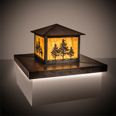 Meyda Custom 212322 Tamarack Vintage Copper LED Exterior Pier Mount