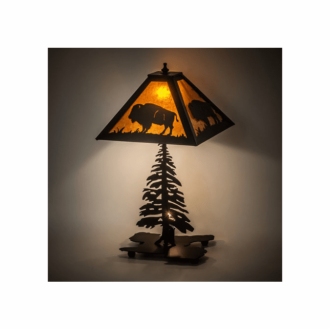 Meyda Custom 214532 Buffalo Table Light