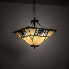 Meyda Custom 224378 Pinecone Ridge Tiffany Mahogany Bronze Pendant Lighting