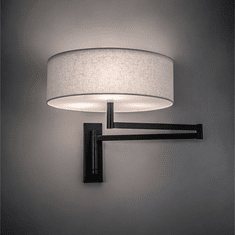 Meyda Custom 228503 Cilindro LED Wall Swing Arm Lamp