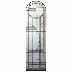Meyda Lighting 22869 Arc Deco Tiffany Stained Glass Window