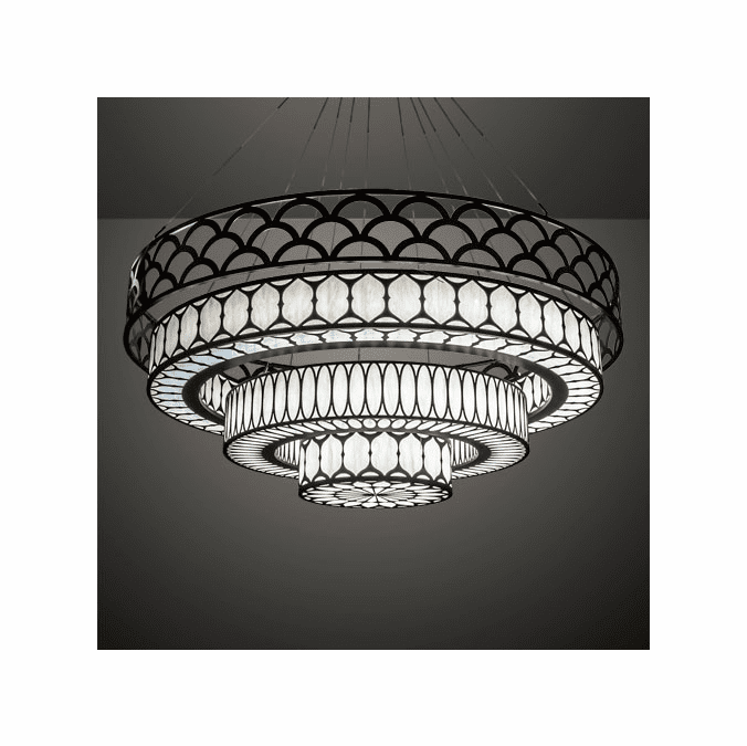 Meyda Custom 228719 Lorea Oil Rubbed Bronze LED Pendant Lamp