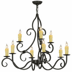 Meyda Custom 228942 Clayton Traditional Hanging Chandelier