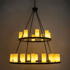 Meyda Custom 230210 Loxley Contemporary Oil Rubbed Bronze Hanging Chandelier