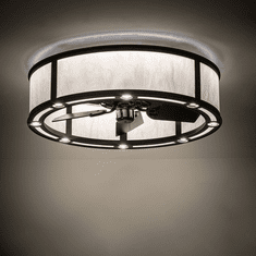 Meyda Custom 230610 Smythe Craftsman Bronze LED Home Ceiling Fan