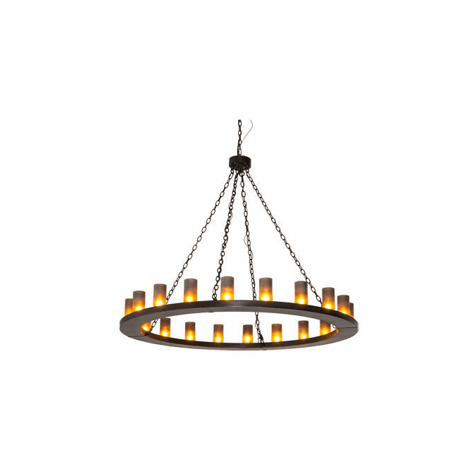 Meyda Custom 235046 Loxley Contemporary Timeless Bronze Chandelier Lamp