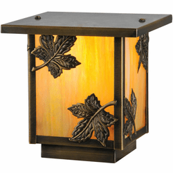 Meyda Custom 23702 Hyde Park Country Antique Copper Exterior Post Lighting