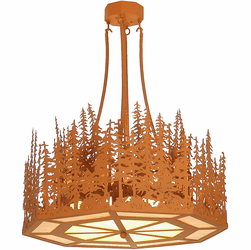 Meyda Custom 23734 Pine Lake Rustic Earth Hanging Light