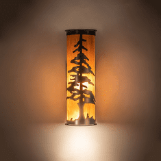 Meyda Custom 237938 Tall Pines Country LED Exterior Wall Lamp