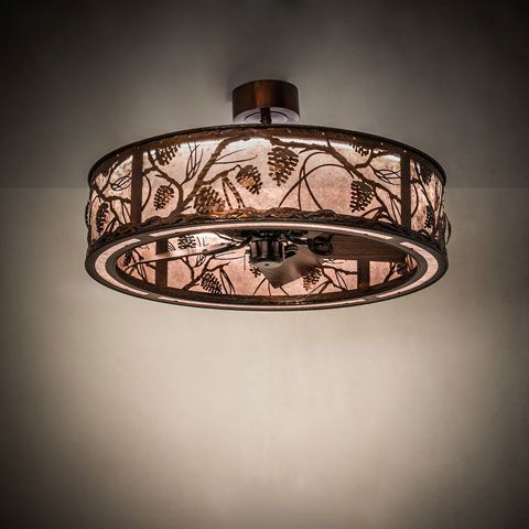 Meyda Custom 239188 Whispering Pines Vintage Copper LED