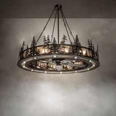 Meyda Custom 242839 Tall Pines Rustic Antique Copper 72