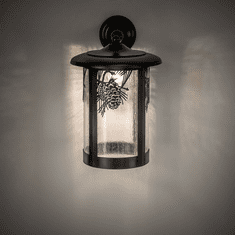 Meyda Custom 243346 Fulton Craftsman Brown Lamp Sconce
