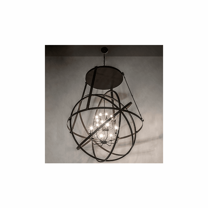 Meyda Custom 244484 Modern Timeless Bronze LED 60" Drop Ceiling Light