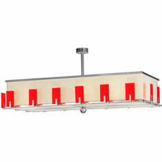Meyda Custom 244290 Quadrato Nickel;Timeless Bronze LED