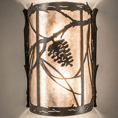 Meyda Custom 246792 Whispering Pines Rustic Antique Copper Wall Lighting Fixture