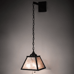 Meyda Custom 247645 Mission Prime Timeless Bronze Wall Lamp