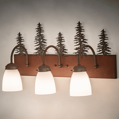 Meyda Custom 249424 Rustic Rust 3-Light Bathroom Light Fixture - CUSTOM ...