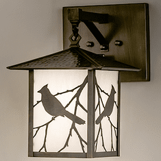 Meyda Custom 251075 Seneca Country Antique Brass Wall Lighting Fixture