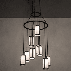 Meyda Custom 251320 Cartier Wrought Iron Multi Pendant Light