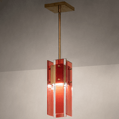 Meyda Custom 253893 Shutter Modern LED Mini Drop Ceiling Lighting